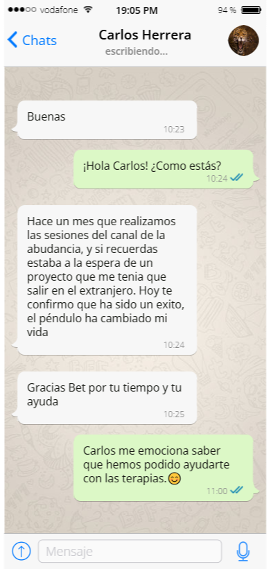 Tetimonio del péndulo hebreo Carlos España