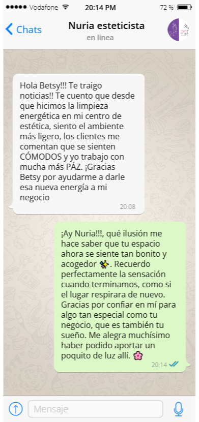 Tetimonio del péndulo hebreo Nuria estética